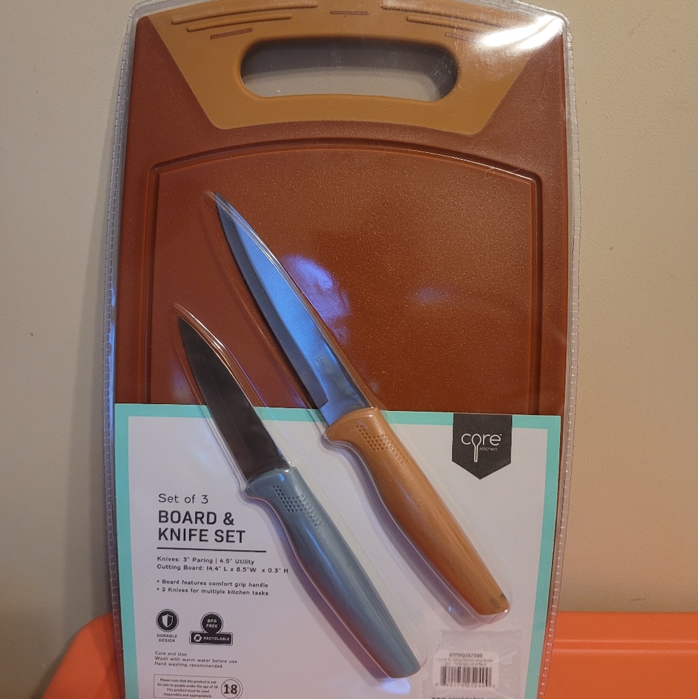 Set of 3 Board & Knife Set